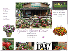 Tablet Screenshot of grindesgardencenter.com